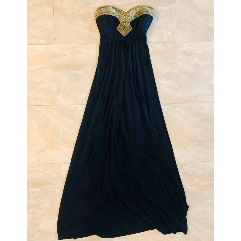 Bebe Strapless Maxi Dress